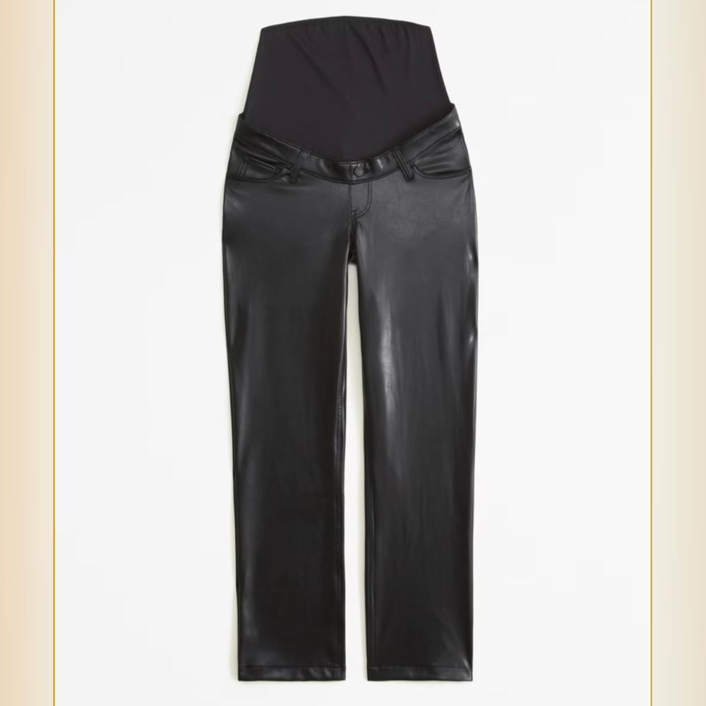 Abercrombie & Fitch Black Straight Leg Pants